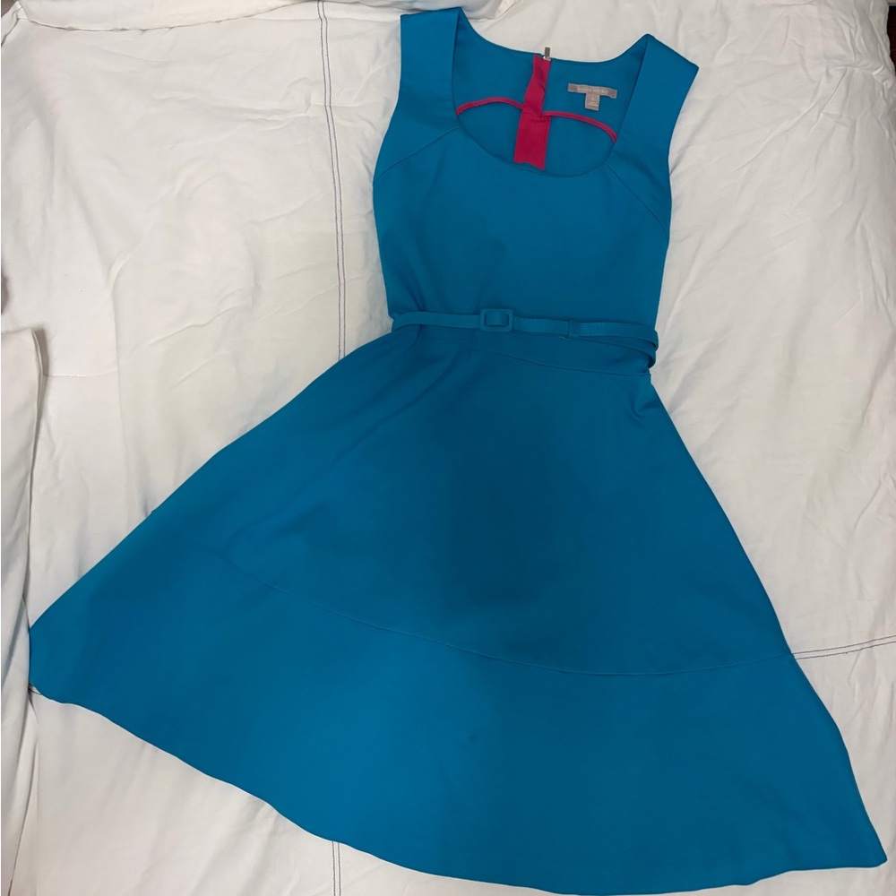 Banana Republic belted a-line dress